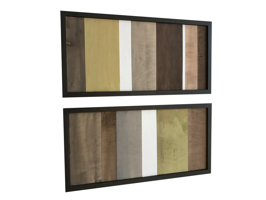 Wood Wall Art - Wood Art Sculpture - Modern Artwork - Greens, Browns, White