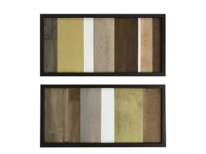 Wood Wall Art - Wood Art Sculpture - Modern Artwork - Greens, Browns, White