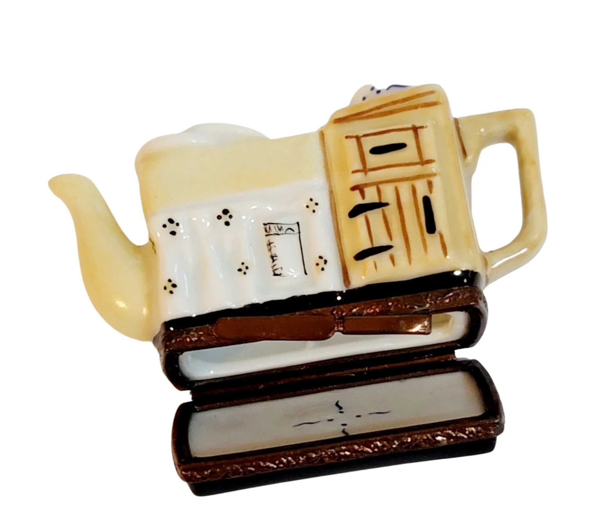 Yellow Kitchen Sink Teapot