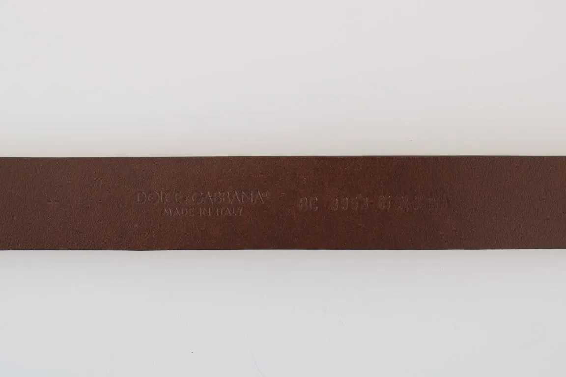 Yellow Leather Gray Vintage Buckle Belt