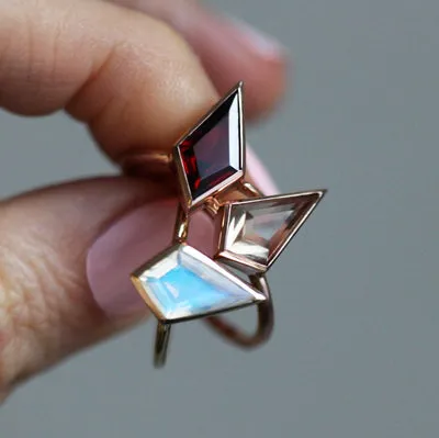 Zara Kite Garnet Ring