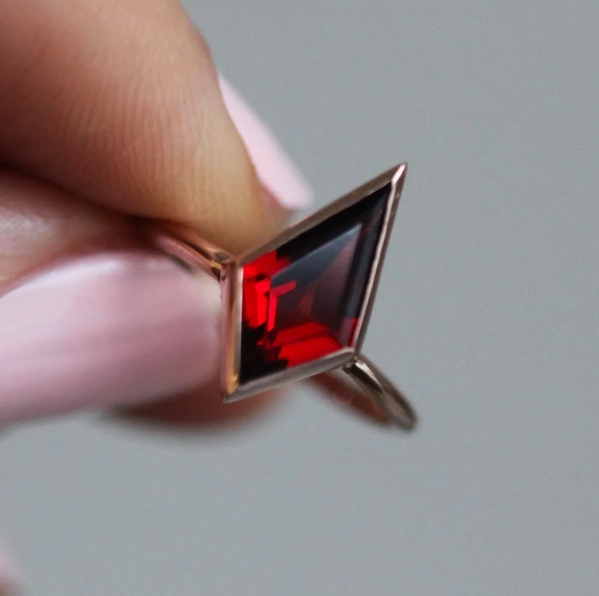 Zara Kite Garnet Ring